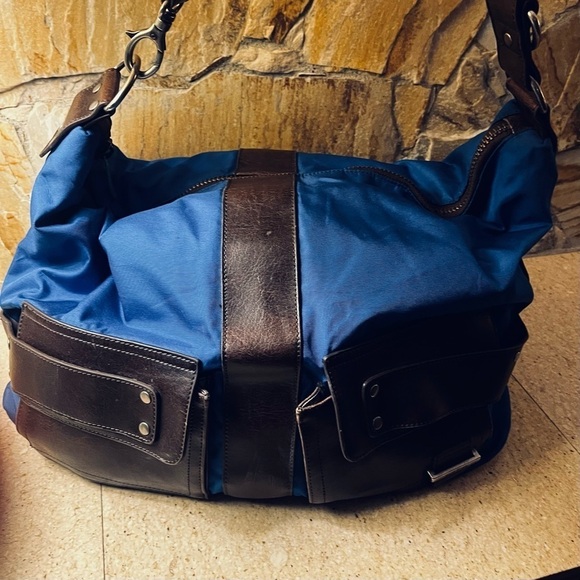 Matt & Nat Blue and Brown Women's Bag - Picture 5 of 14